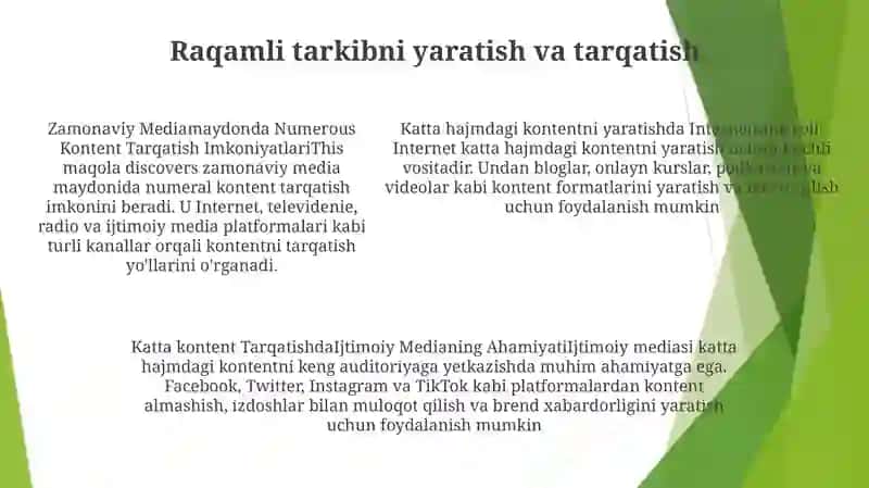 Zamonaviy Mediamaydonda Internet Imkoniyatlari 4