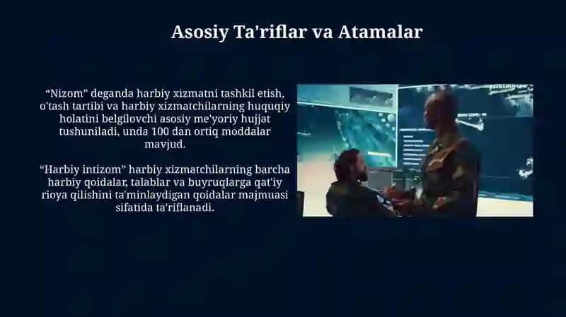 Harbiy nizomlar,uning talablari va mazmuni 4
