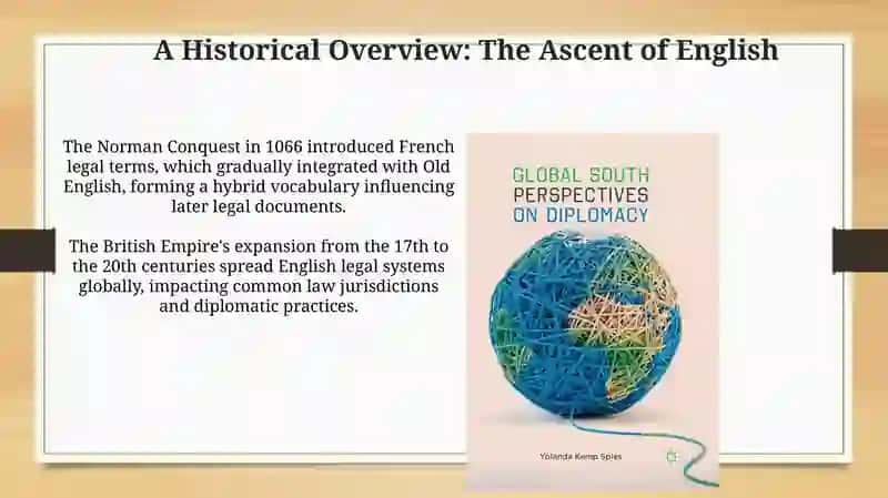 English-a global language for law anddiplomacy 4