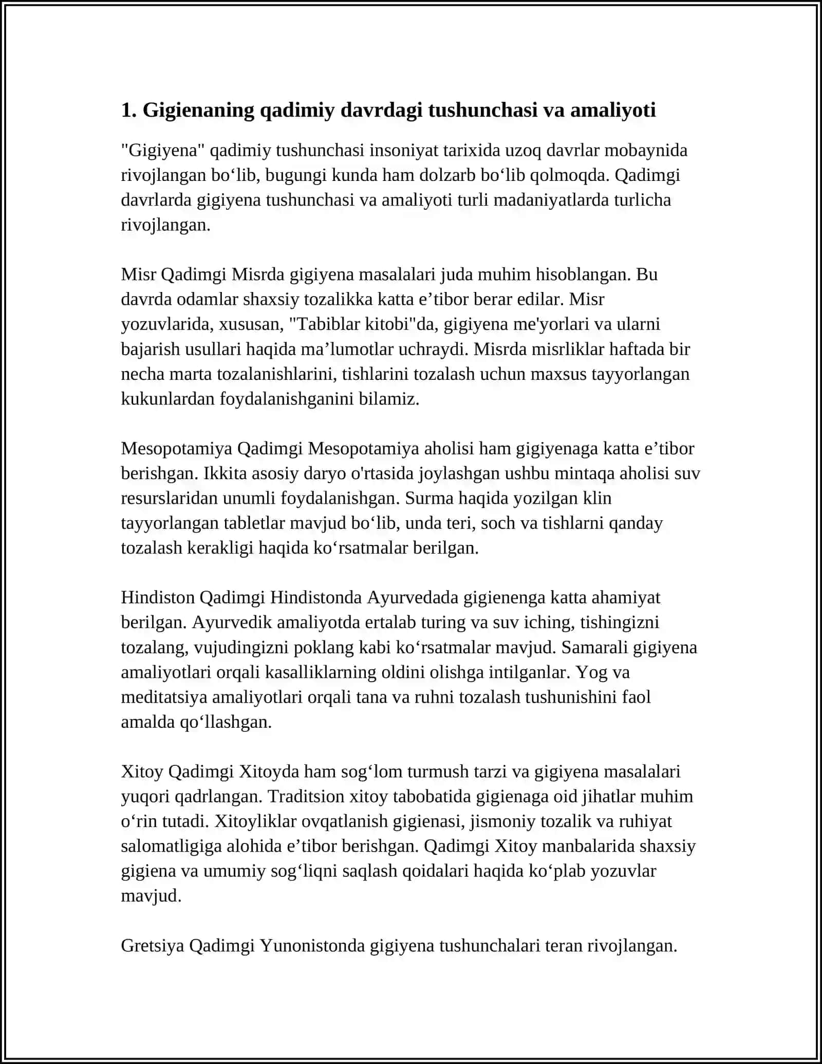 GIGIENANING RIVOJLANISH TARIXI 4