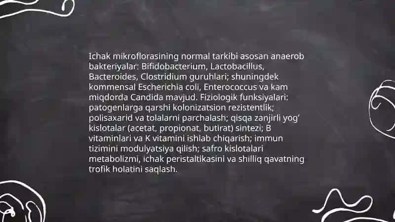 Disbakterioz, disbiozlar disbioz kelib chiqishida qatnashuvchi omillar 4
