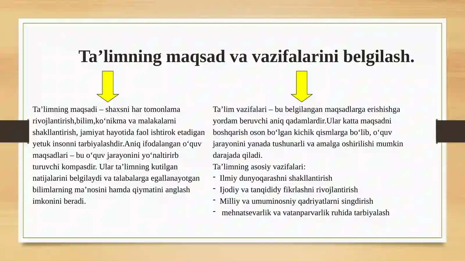 Ta’lim olish jarayonini samarali tashkil etish 4