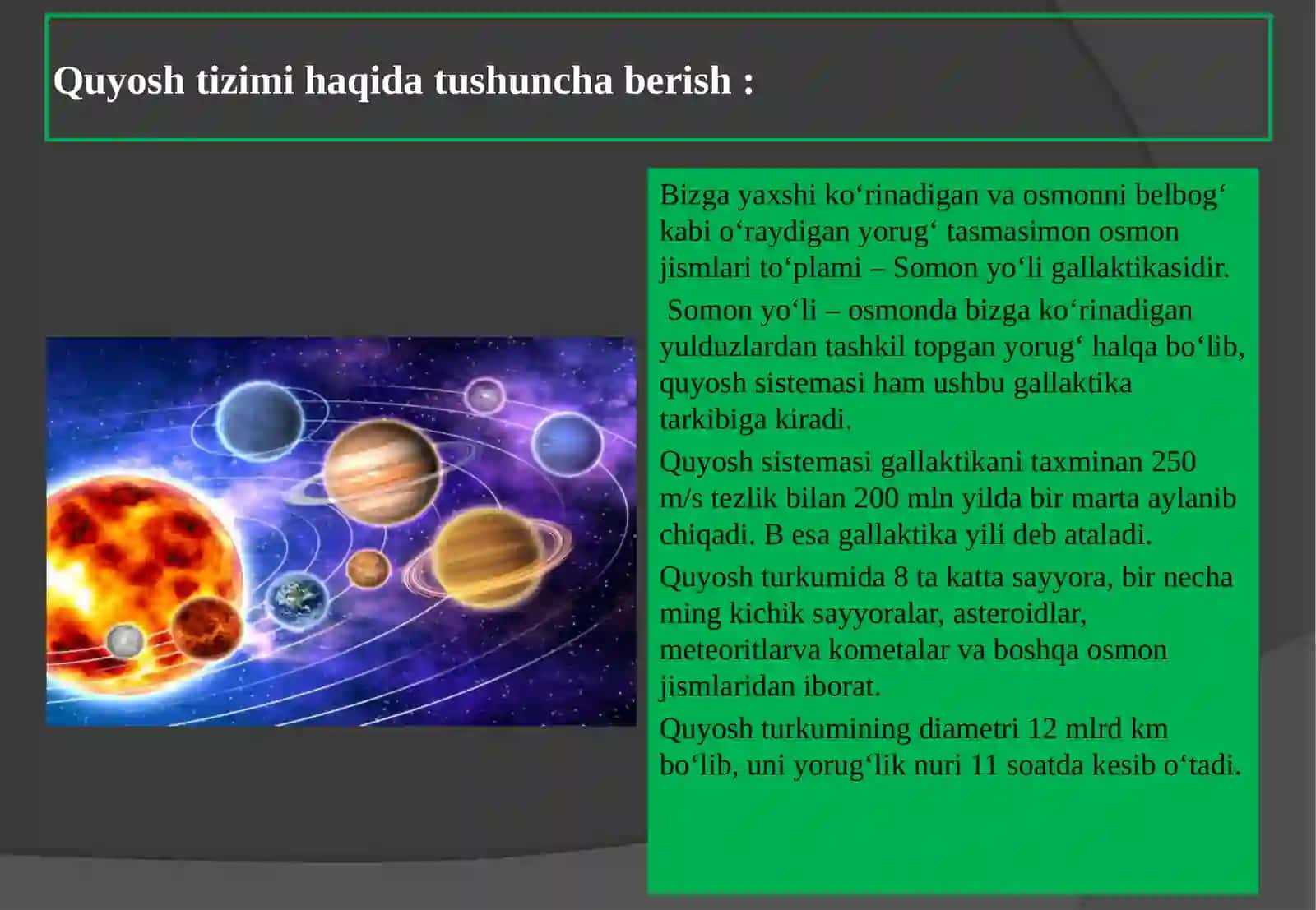 Quyosh tizimi 4