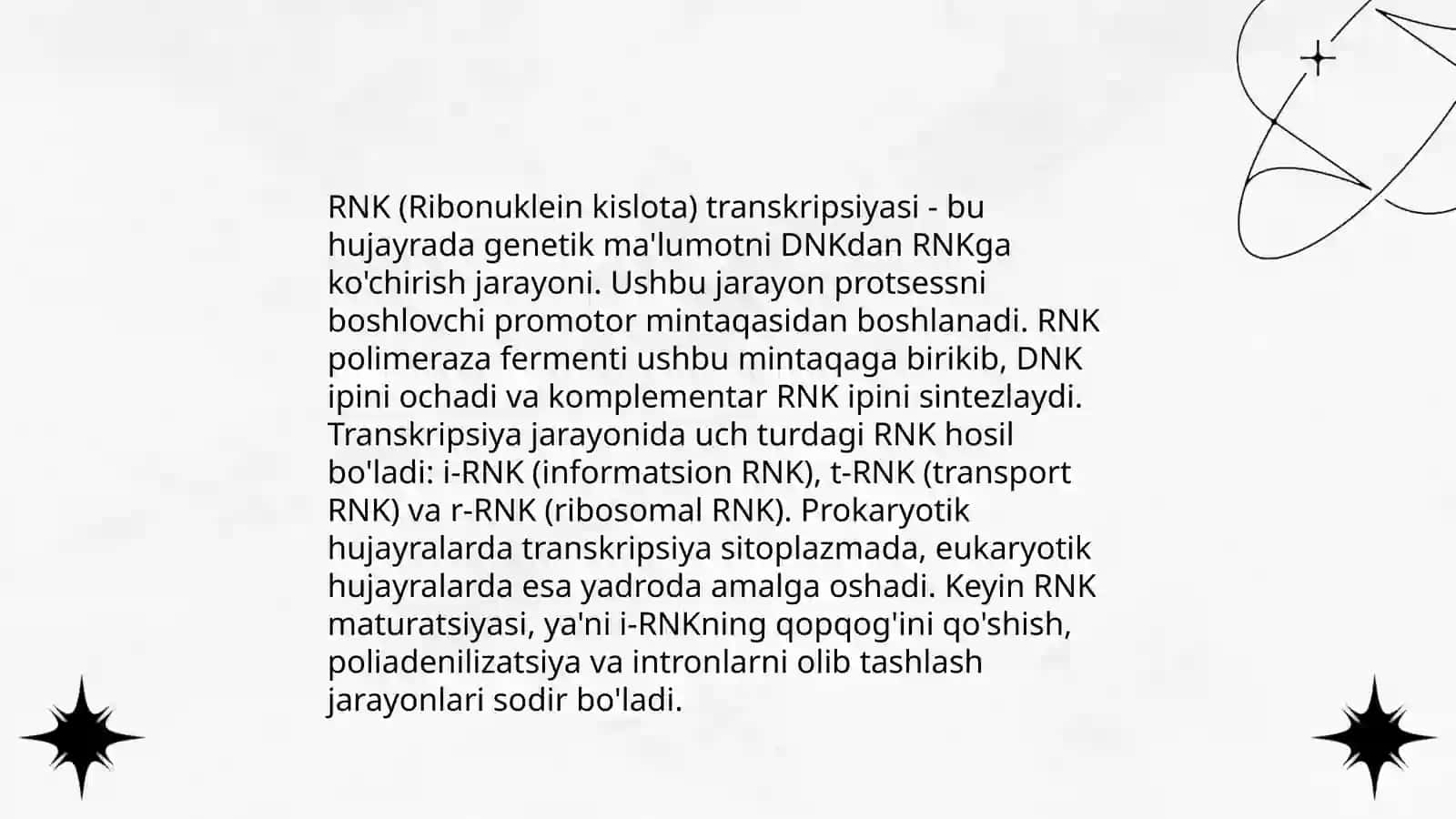 Tirik organizmdagi matritsali biosentezlar 4