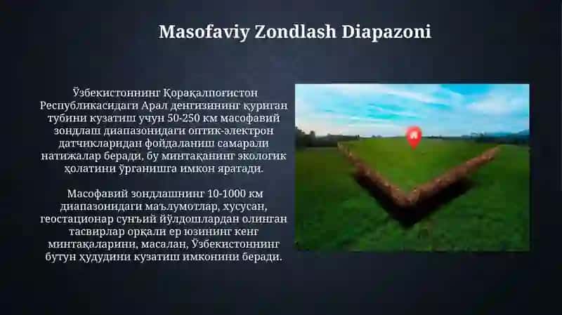 Masofaviy Zondlash Turlari 4
