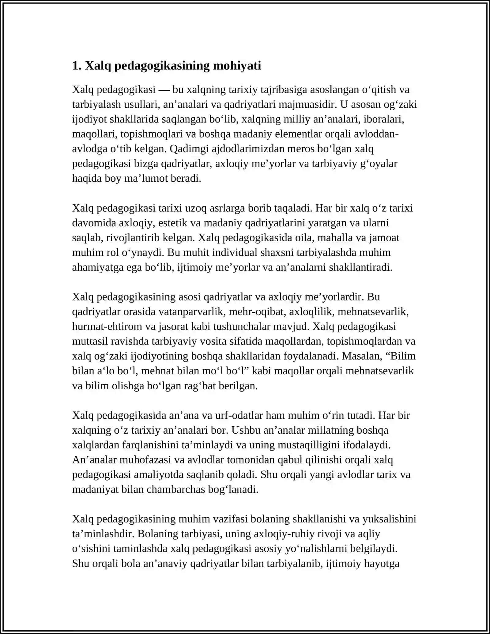 O‘zbek Xalq Og‘zaki Ijodi (Mavzu) 4