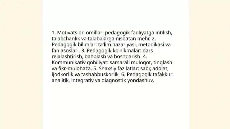 Pedagogik qobiliyat va uning turlari 4