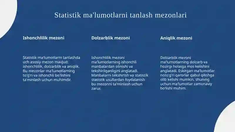 Demografik Tahlil uchun Statistik Ma'lumotlar 4