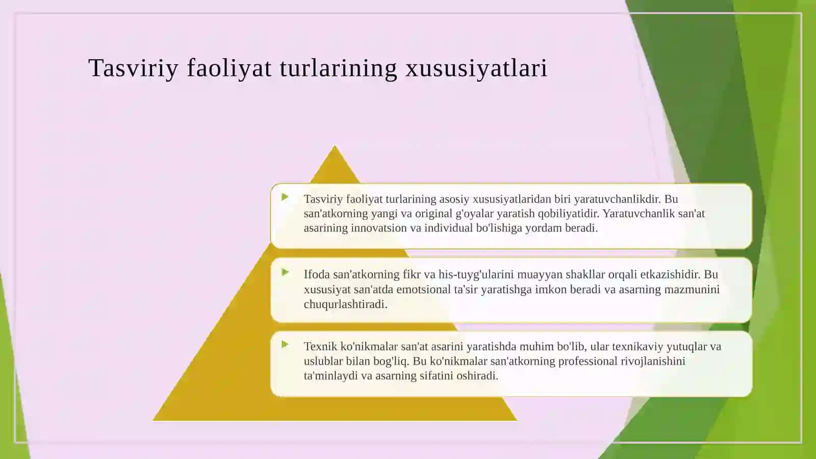 Tasviriy faoliyat turlari 4