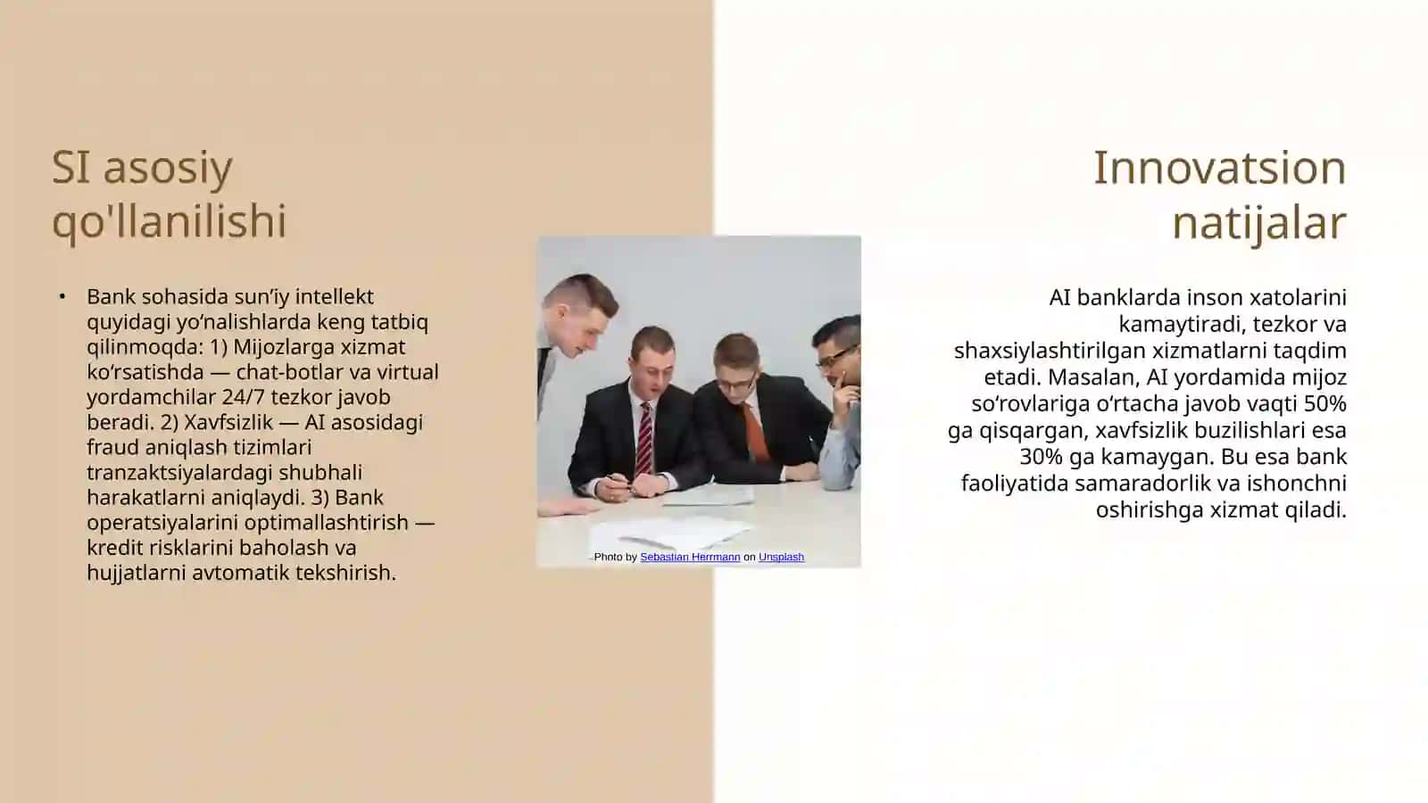 Sun’iy intellektning bank xizmatlarida qo‘llanilishi 4