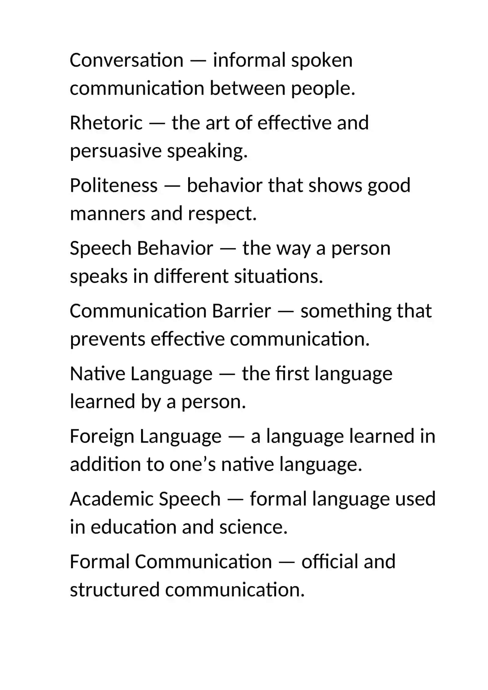 Speech culture 4