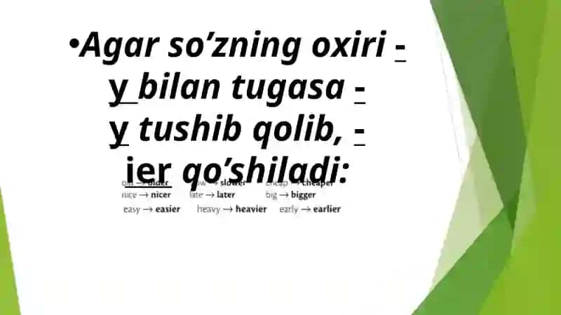 Sifat darajalari 4