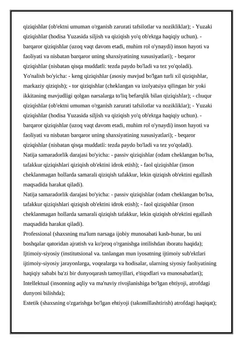 KASBIY QIZIQISH VA LAYOQATLARNI EKSPERIMENTAL O’RGANISH 4