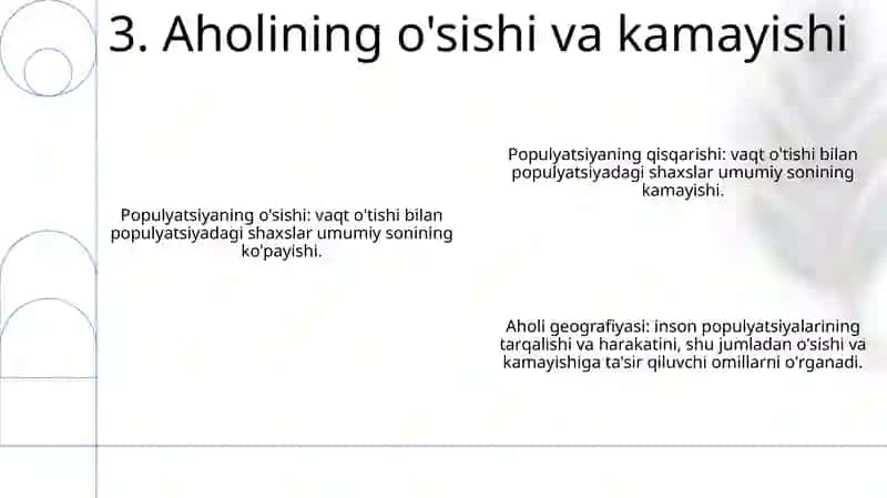 Aholi Geografiyasi Taqdimot 4