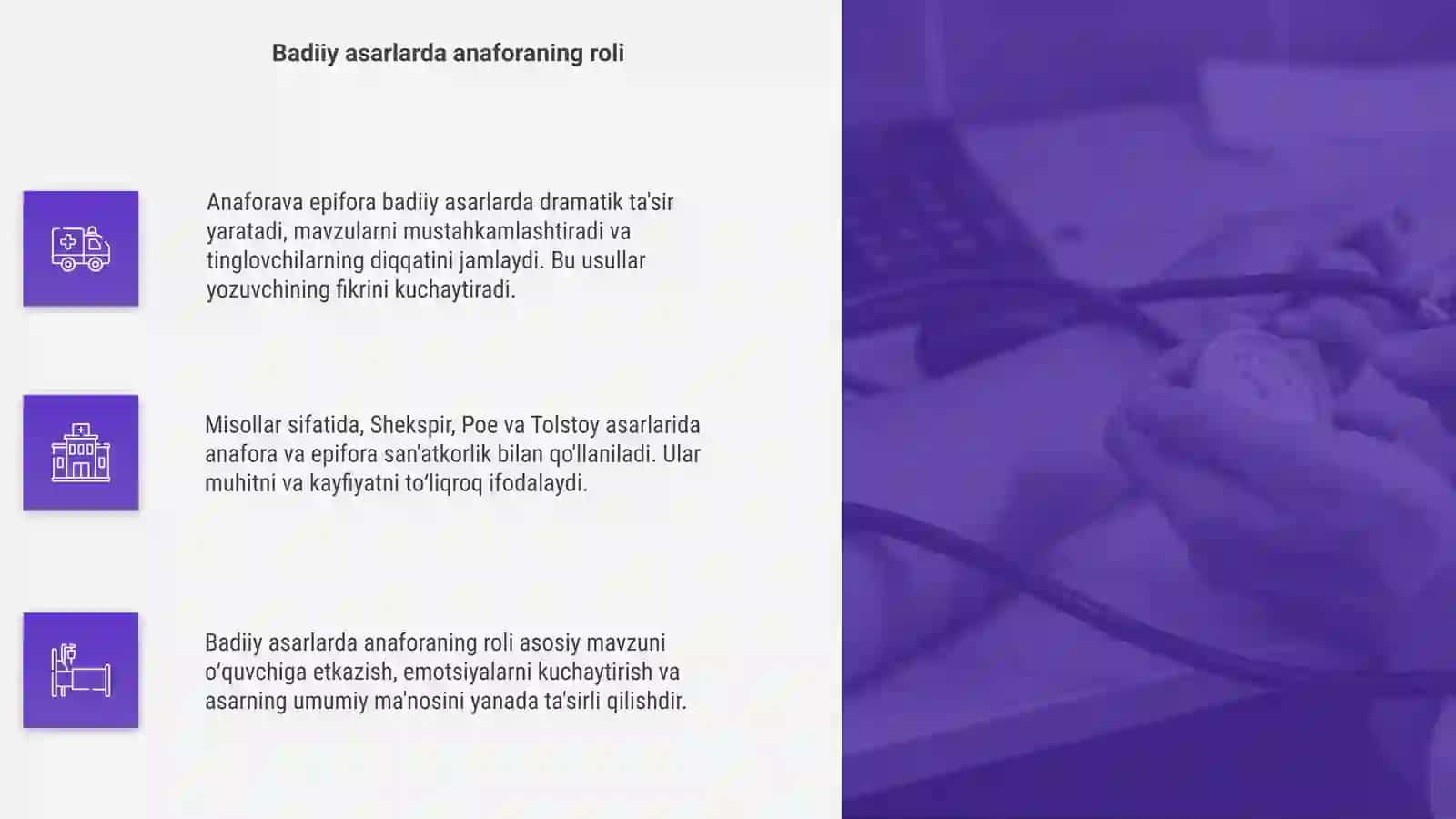 Anaforava epiforaga misollar 4