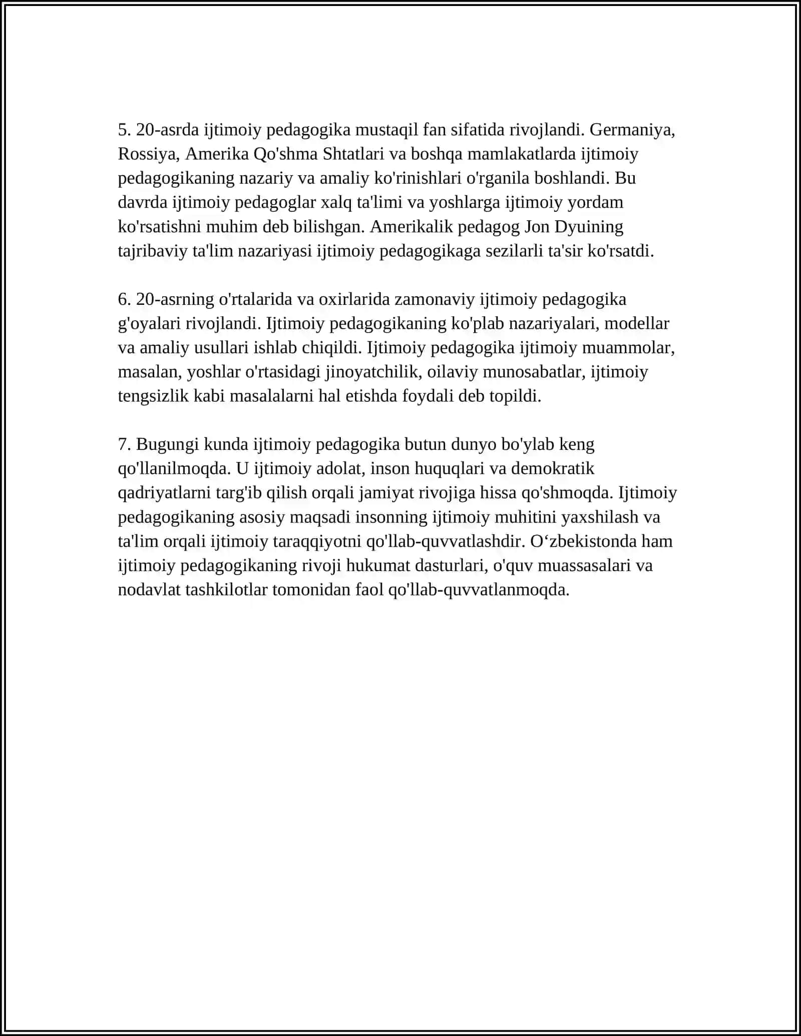 Ijtimoiy pedagogik tamoyillar va kategoriyalar 4