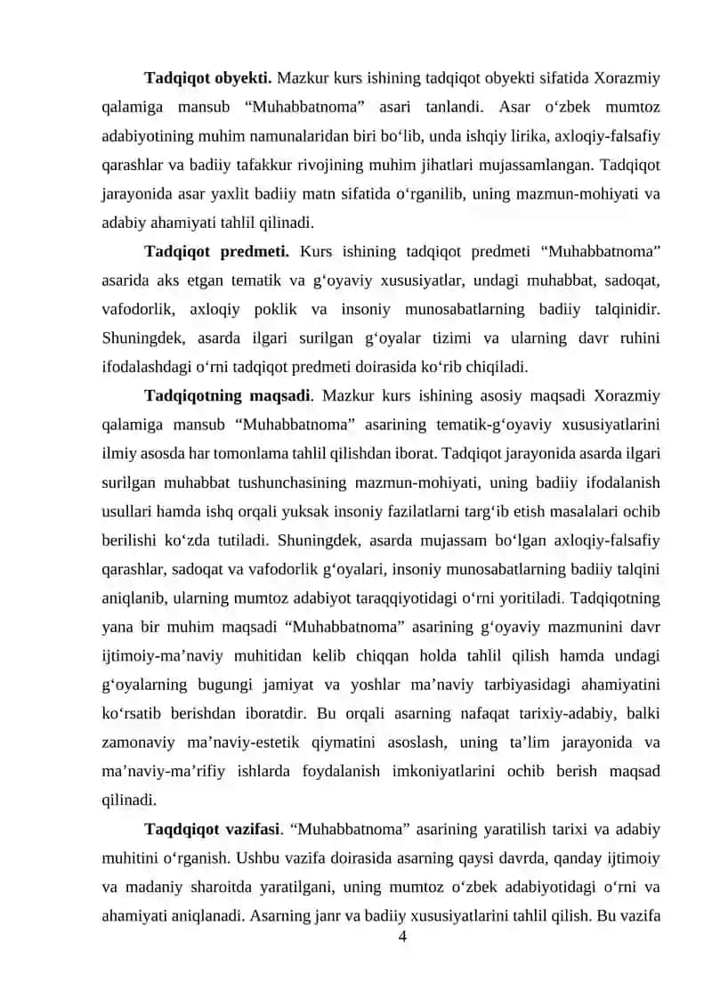 "Muhabbatnoma" ning tematik- g'oyaviy xususiyatlari 4