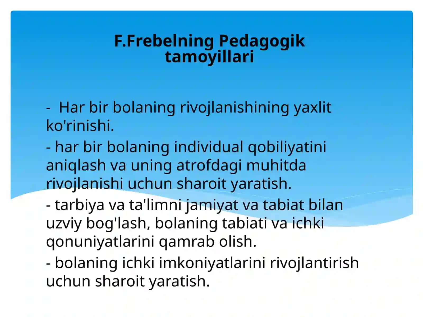 F.Frebelning didaktik tizimi 4