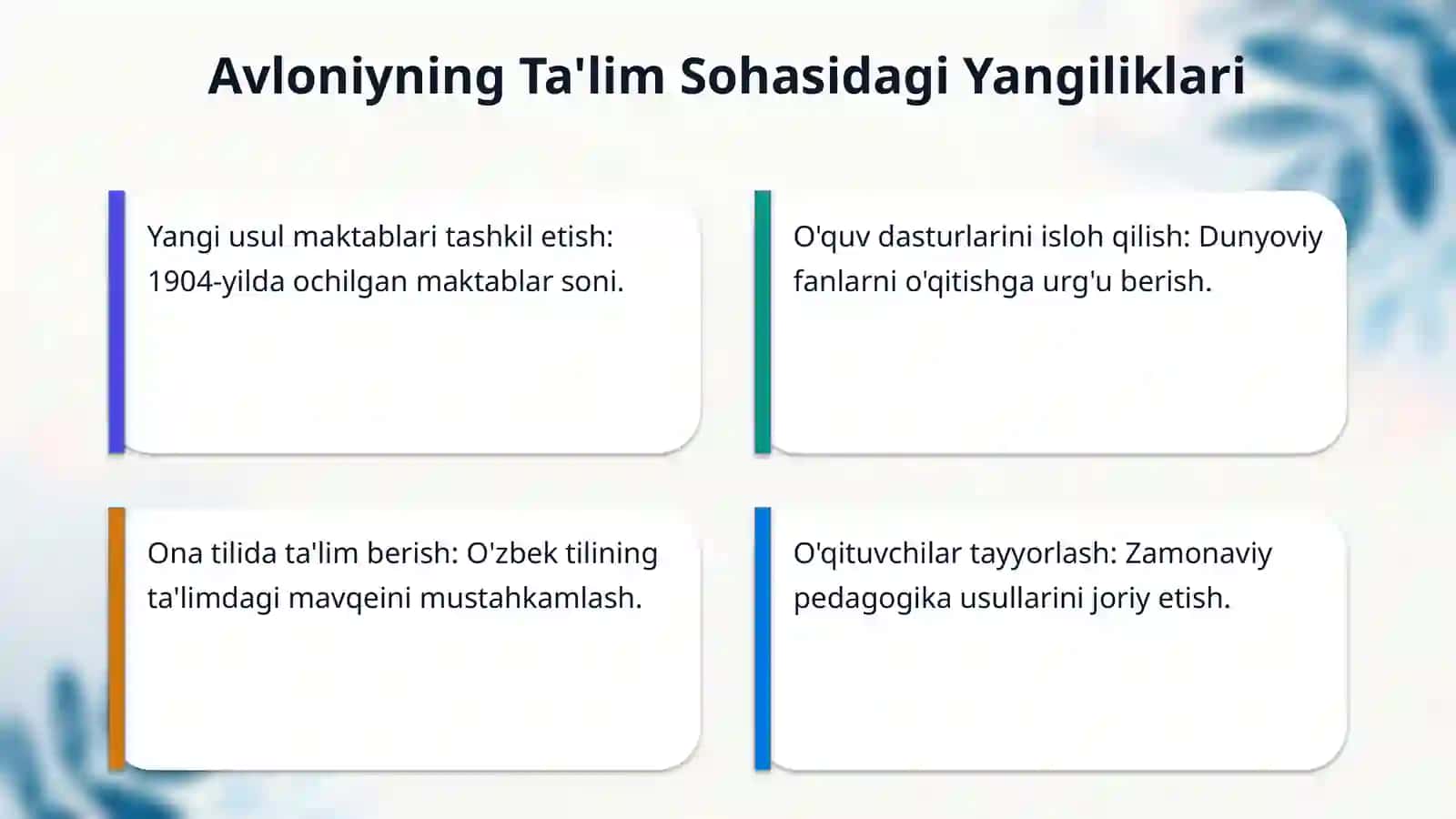 Abdulla Avloniy Jadidchilik harakatlari 4