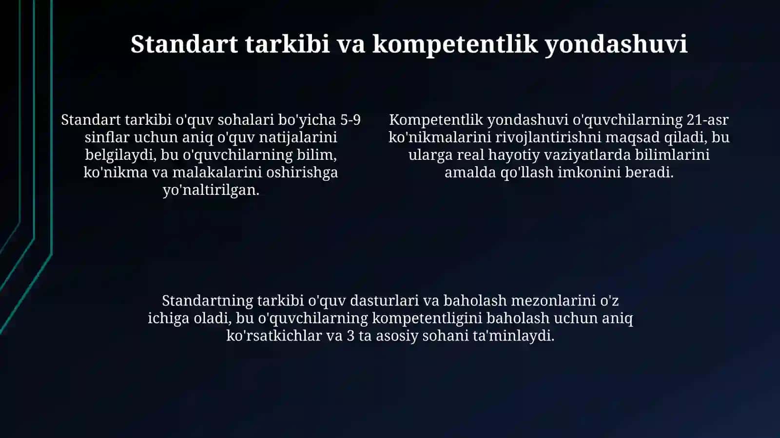 Davlat taʼlim standarti mazmun va mohiyati 4