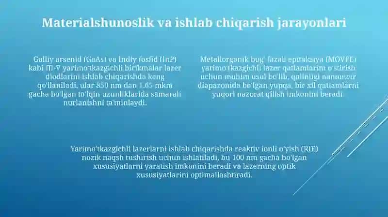 Yarimo'tkazgichli lazerlar 4