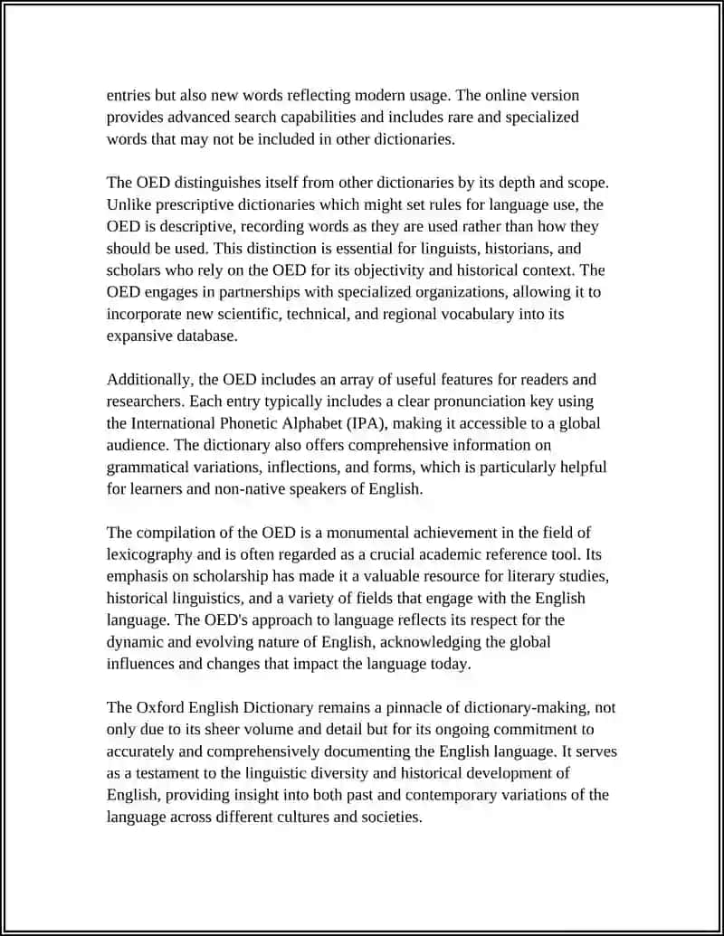 Oxford English Dictionary (OED) 4