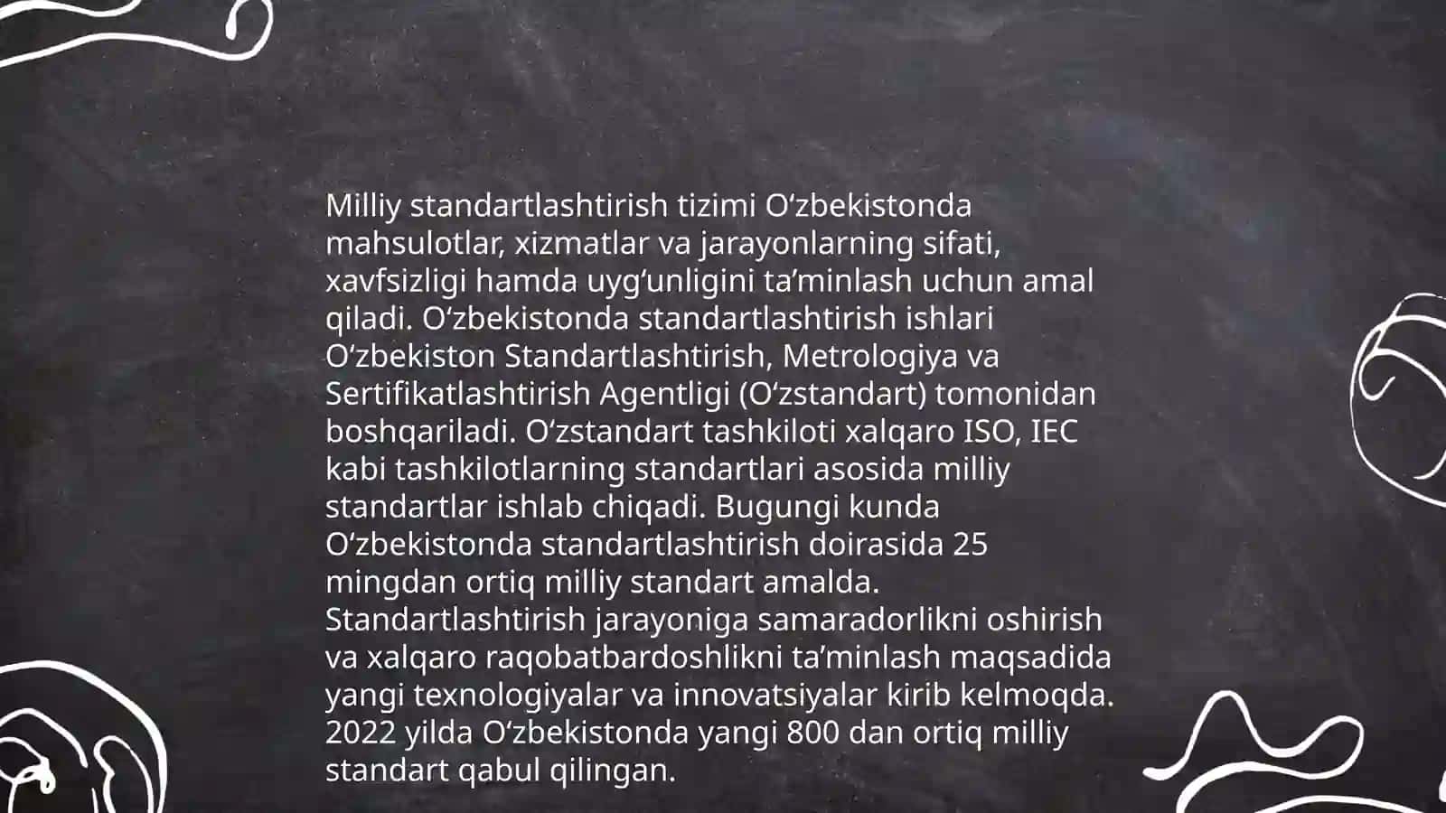 Standartlashtirishning asosiy tamoyillari 4
