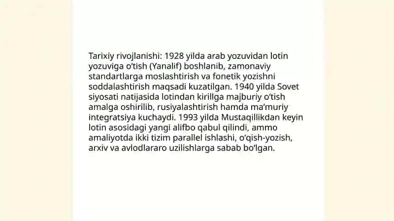 SHLATILADIGAN ASOSIY IKKI TOMONLAMA YOZUV TIZIMI 4