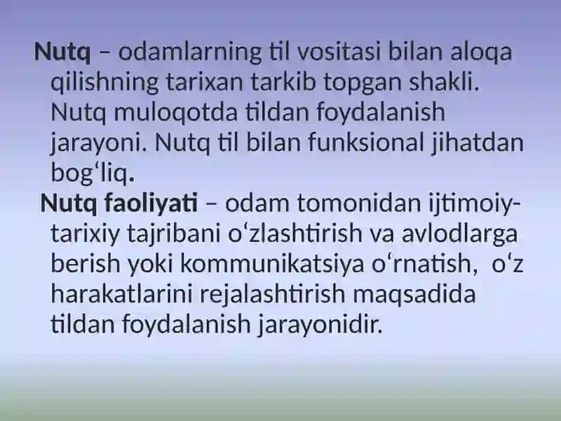 НУТҚНИНГ ПСИХОЛОГИК ЖИҲАТЛАРИ 4
