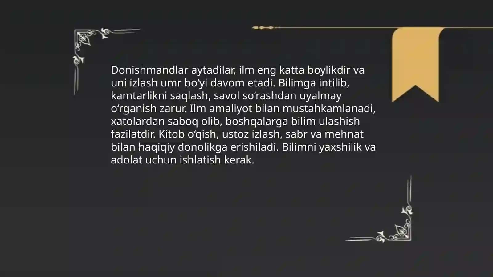 Donishmandlarni hikmatli soʻzlari 4