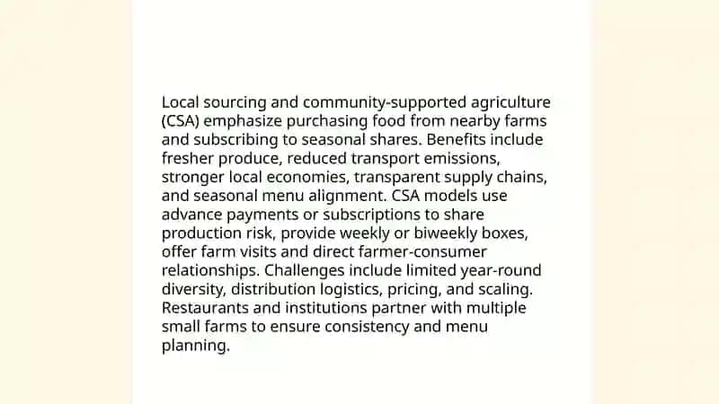 Farm-to-Table Supply Chain and Logistics 4