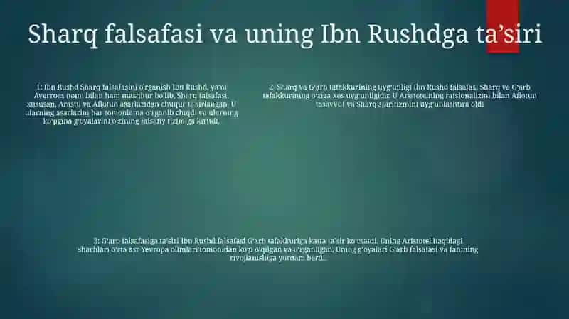 Ibn-Rushd Va Sharq Falsafasi 4