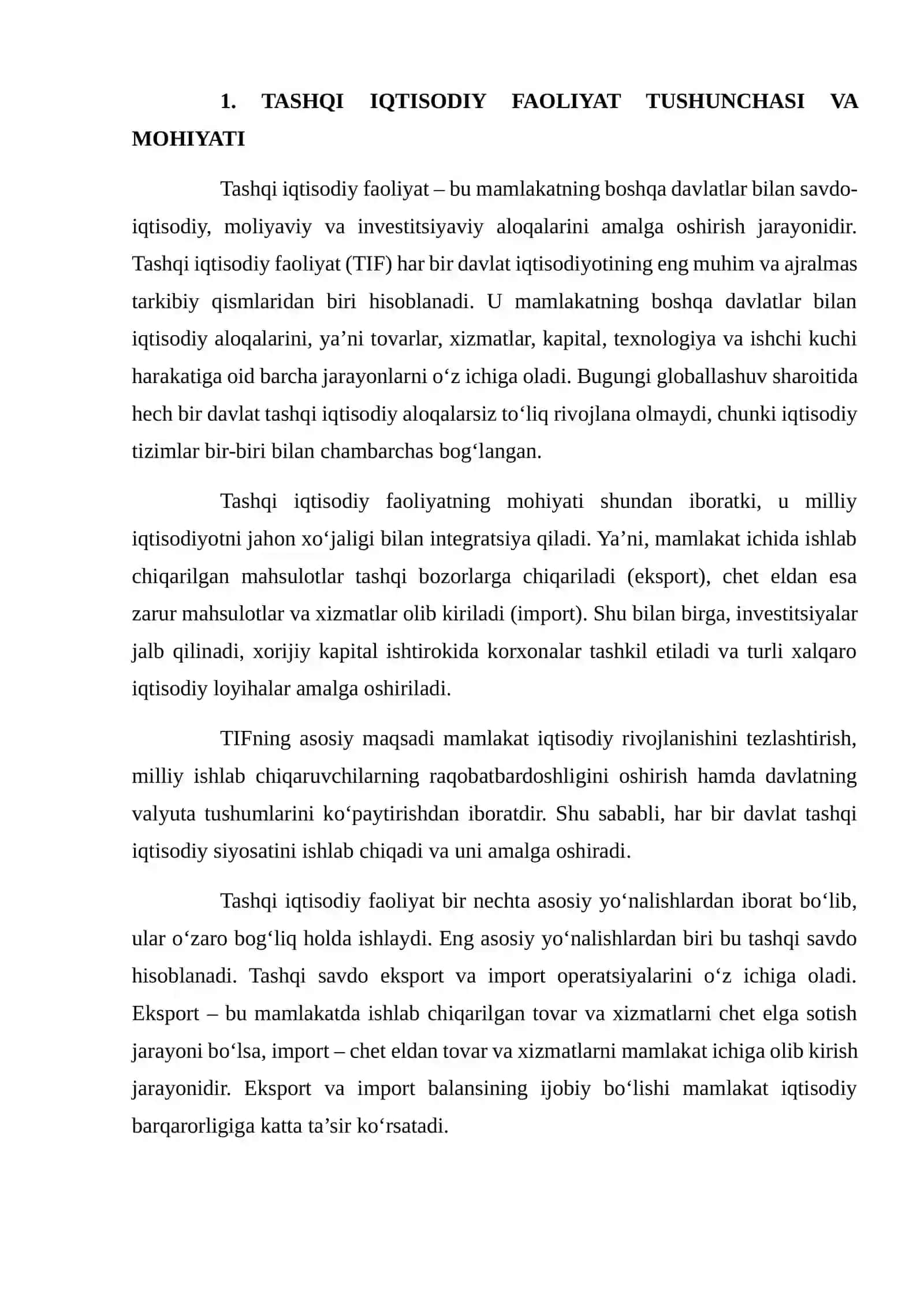 Tashqi Iqtisodiy Faoliyatni Sug‘urtalash 4