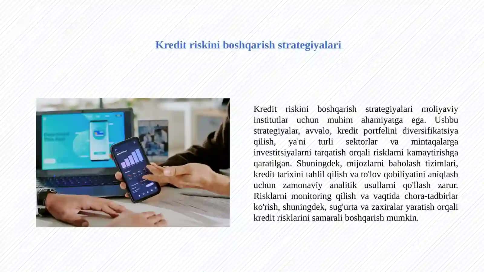 KREDIT RISKINI TAXLIL QILISH VA BAXOLASH 4