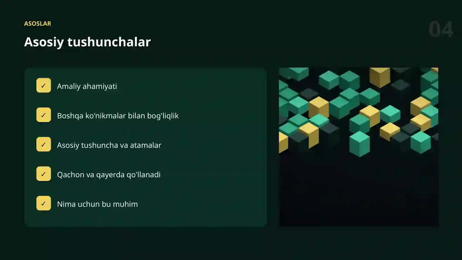Ehtimollar va statistika 4