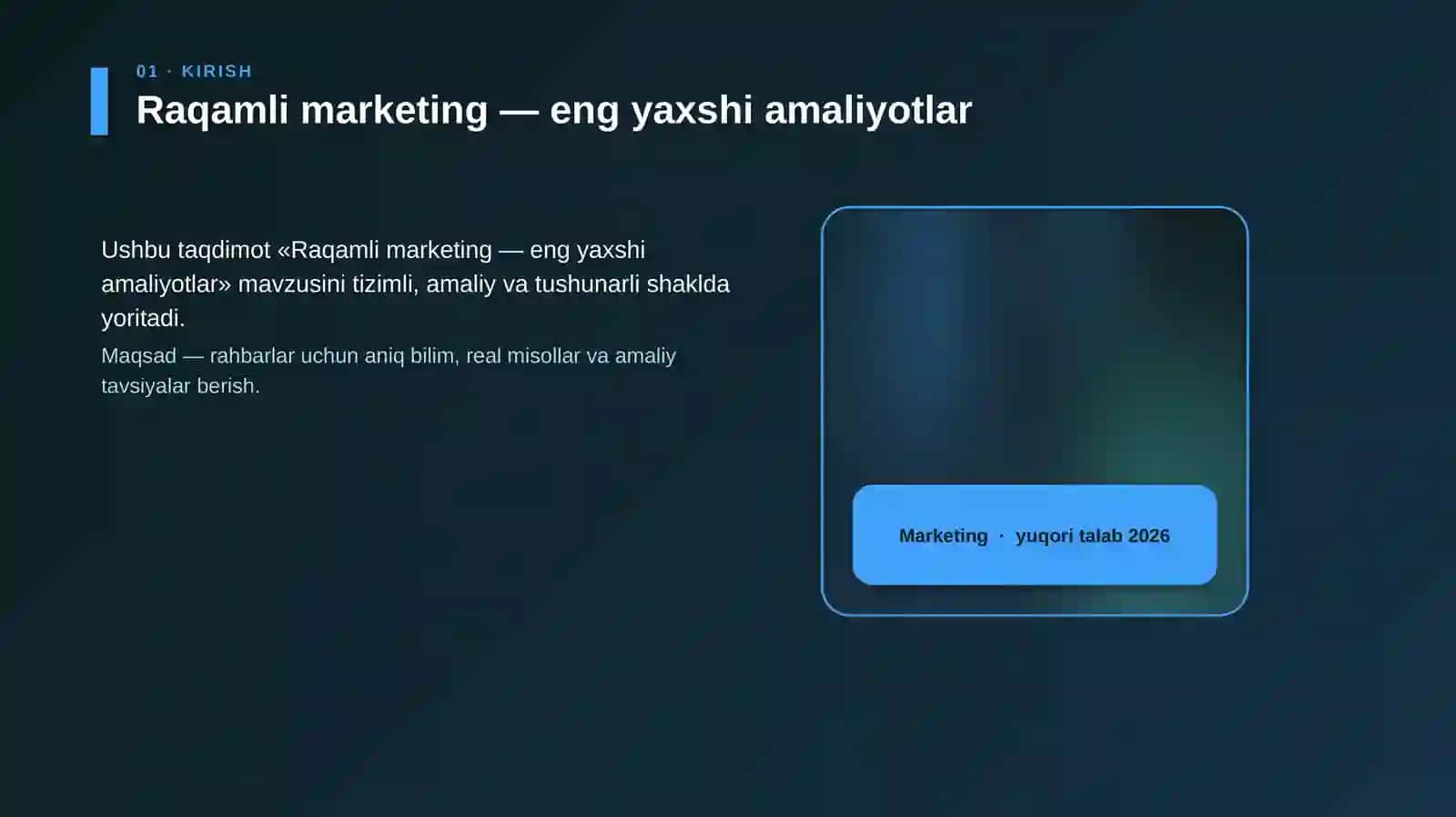 Raqamli marketing — eng yaxshi amaliyotlar 4