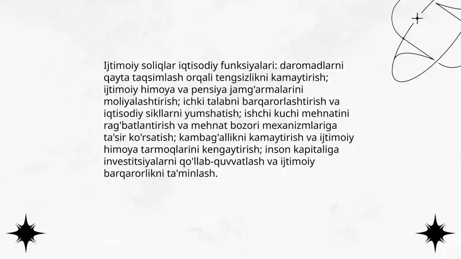 Ijtimoiy soliq va uning iqtisodiy mohiyati 4