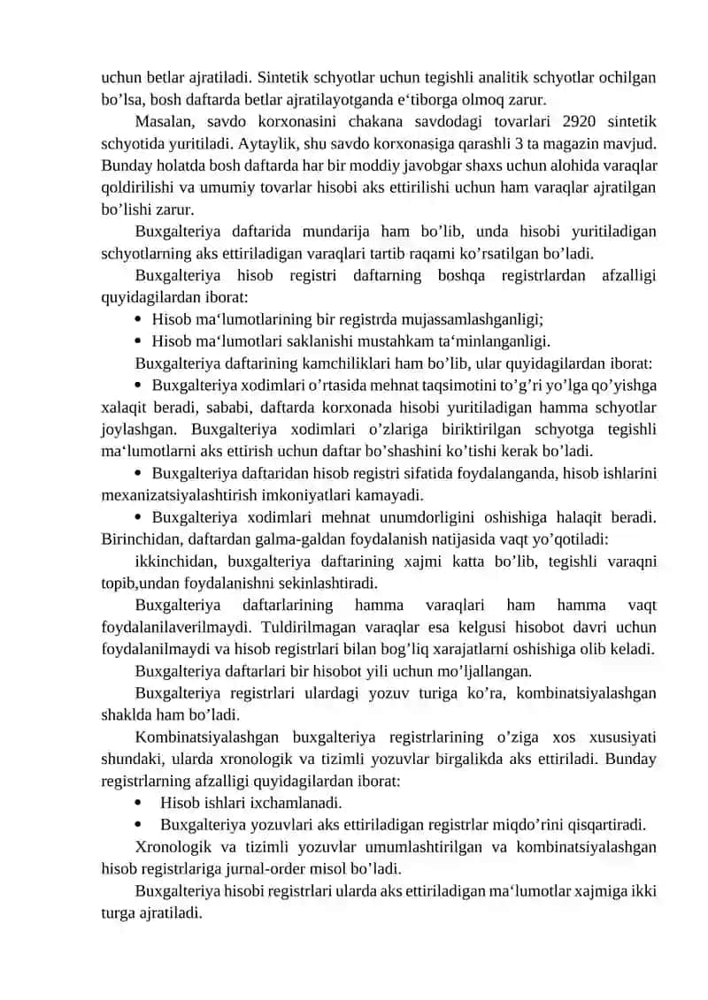 Buxgalteriya hisobi registrlari va shakllari 4