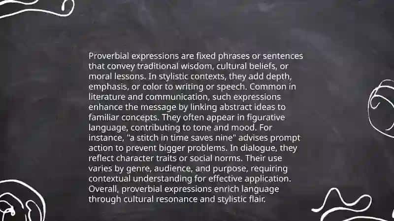 Stylistic use of set expressions 4