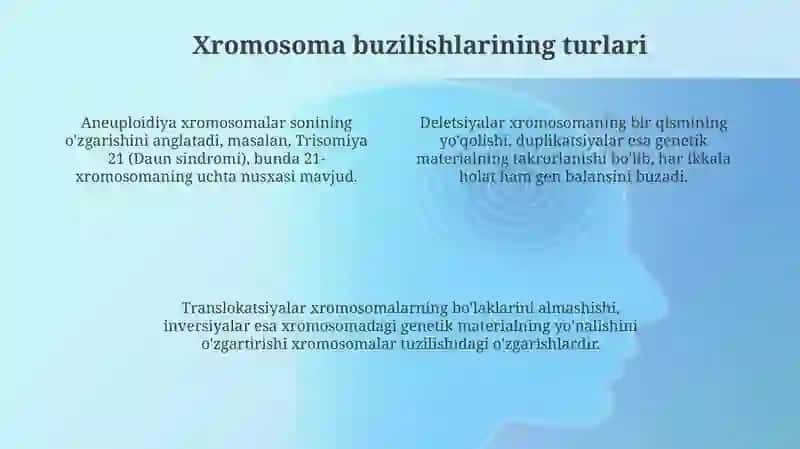 Xromosoma buzilishlari 4
