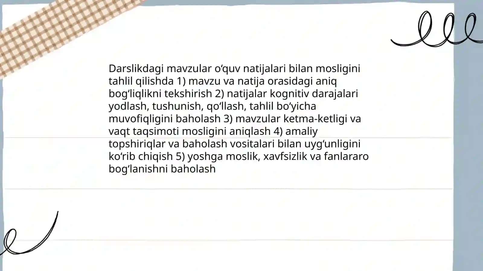 4-sinf "Tabiiy fanlar" dasturi va darsligini oʻrganish 4
