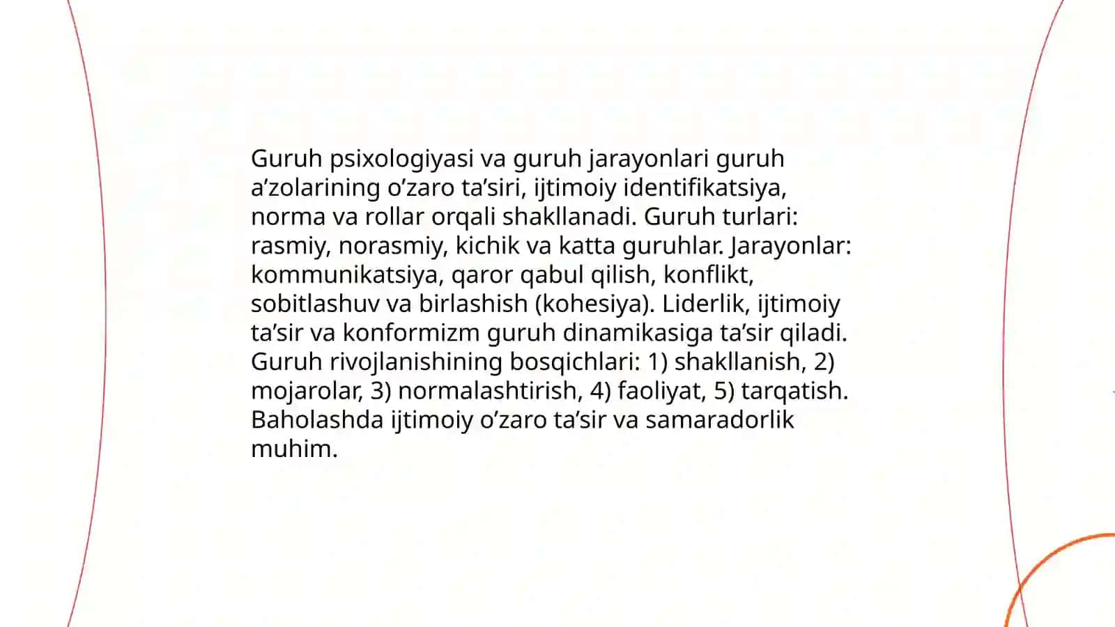 Sotsial psixologiyaning asosiy yo'nalishlari 4