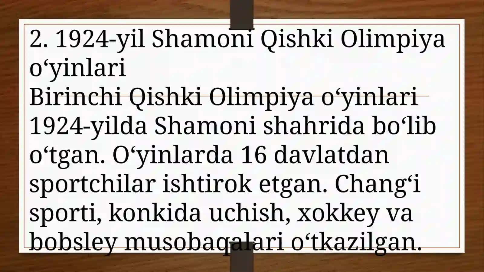 Qishki Olimpiya o'yinlari 4