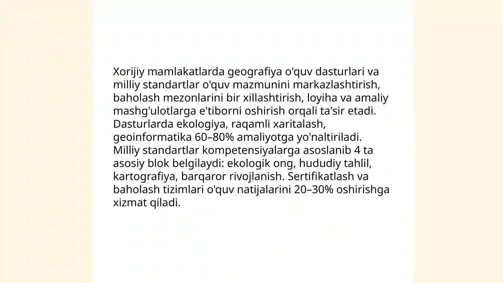 Xorijiy mamlakatlarda Geografiya talimi 4