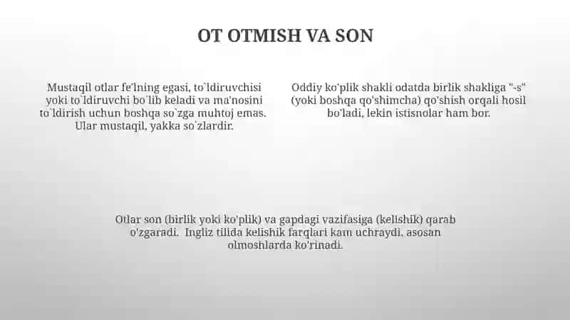 Shevalarda mustaqil so'z turkumlariga xos xususiyatlar 4