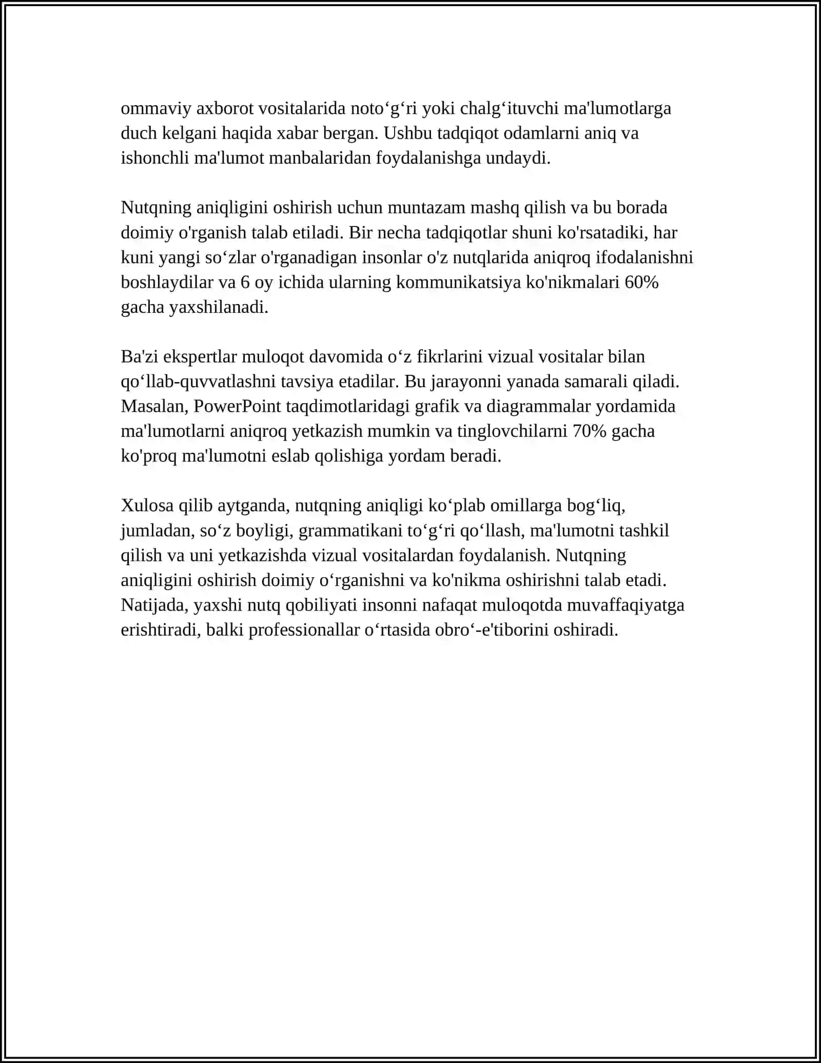 NUTQNING KAMUNIKATSION SIFATLARI 4