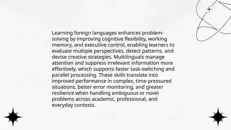 The benefits of learning foreign languages 4