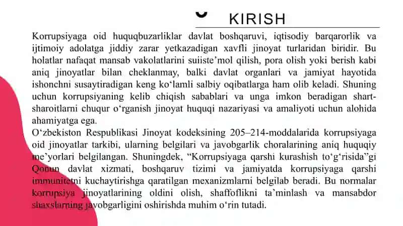 Korrupsiyaga oid Huquqbuzarliklar 4