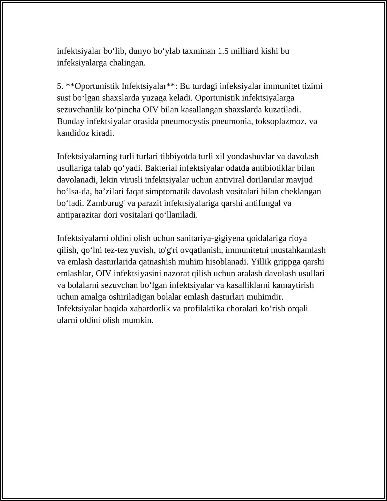 INFEKSIYA HAQIDA MALUMOT 4