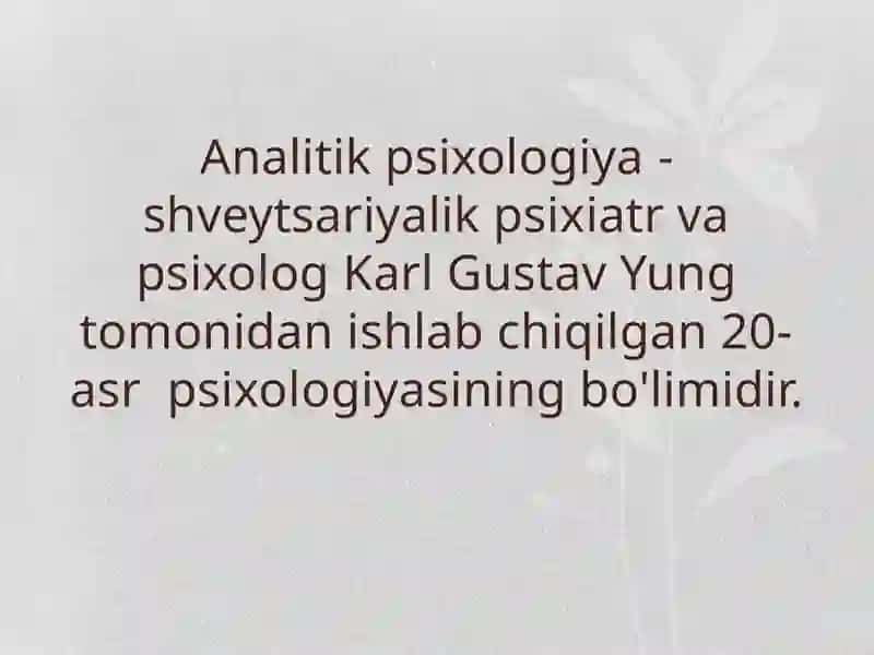 К.Г. Юннинг Аналитик психологияси 4